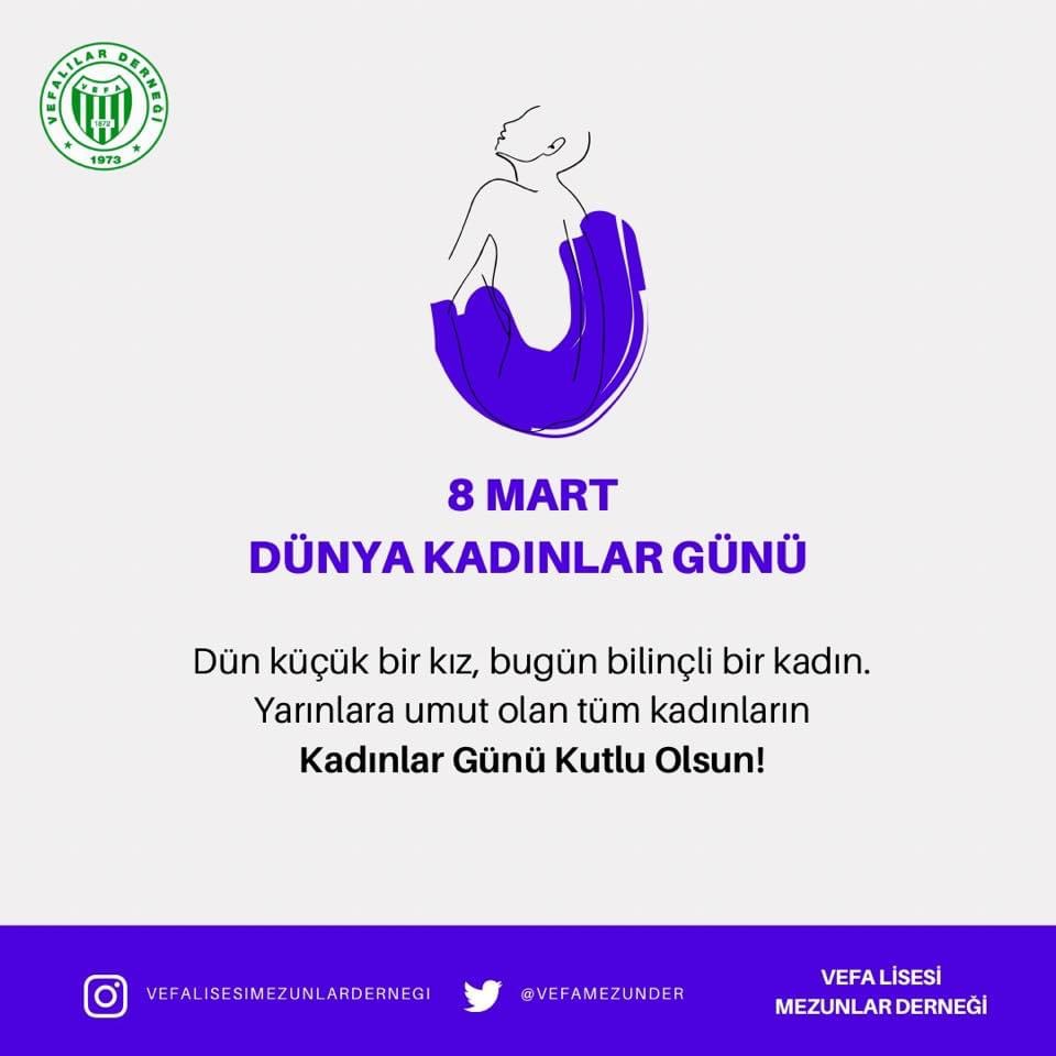 8 Mart Dünya Kadınlar Günü Kutlu olsun...