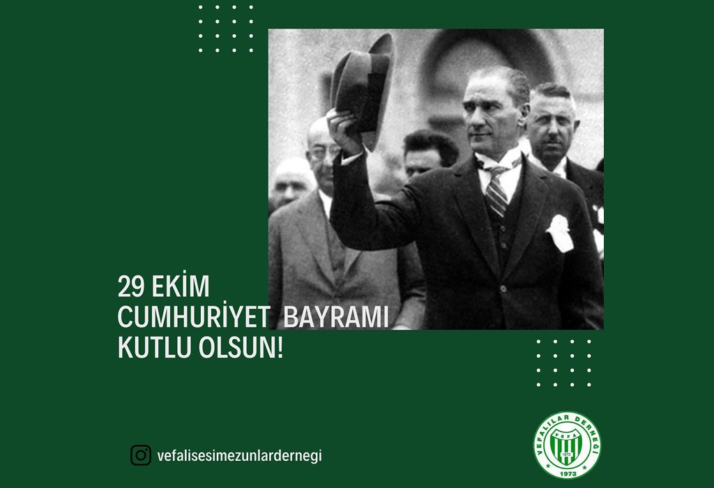 29 Ekim Cumhuriyet Bayramı Kutlu Olsun